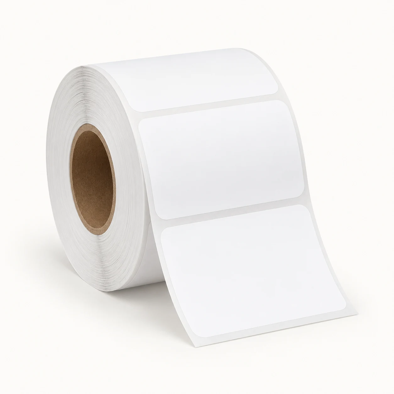 White address label roll